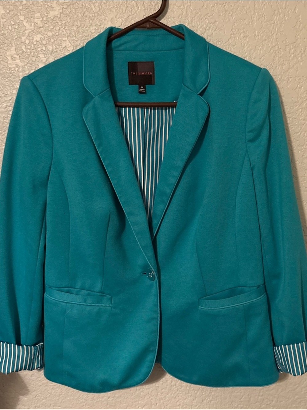 The Limited Teal Single-Button Women's Blazer